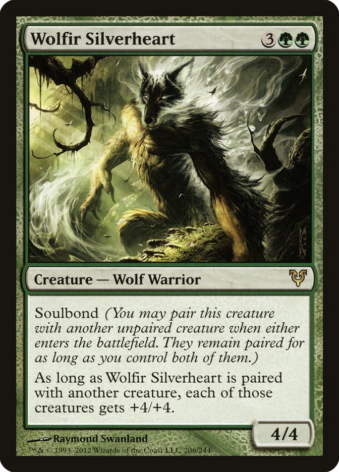 MTG Card Title: Wolfir Silverheart AVR/206