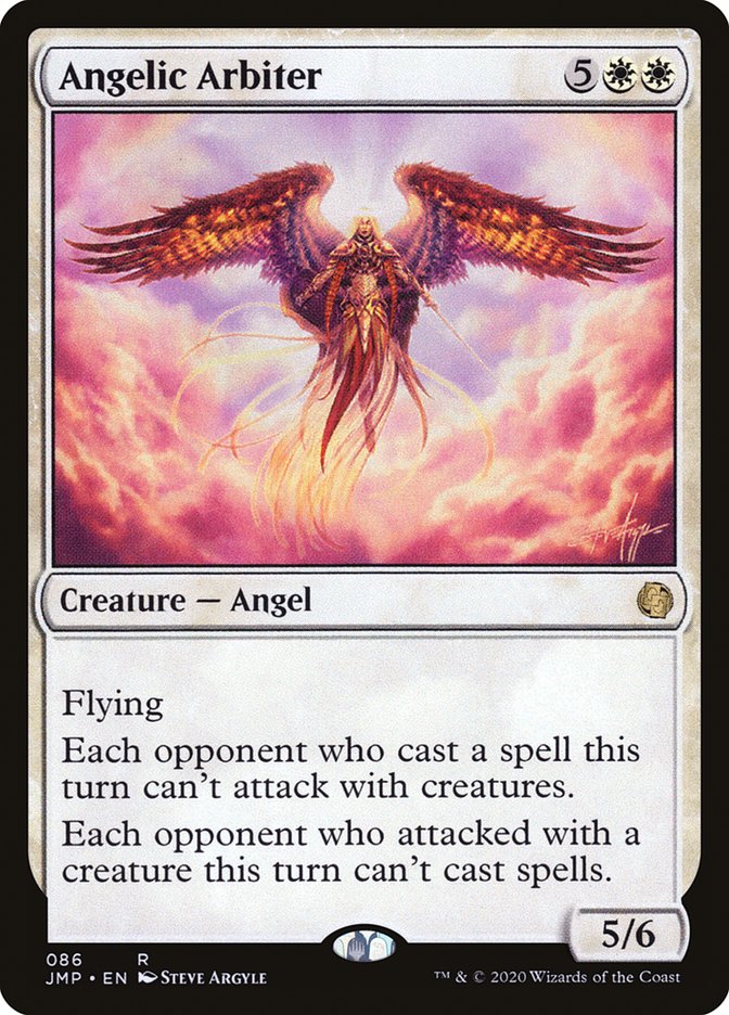 MTG Card Title: Angelic Arbiter JMP/86