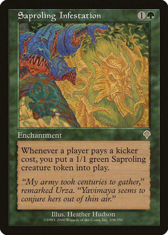 MTG Card Title: Saproling Infestation INV/208