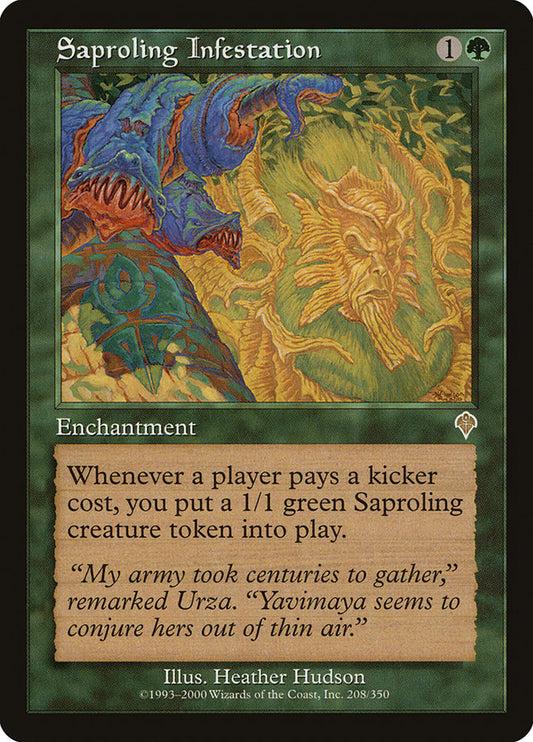 MTG Card Title: Saproling Infestation INV/208
