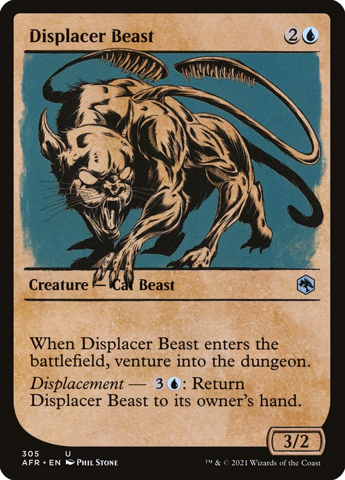 MTG Card Title: Displacer Beast AFR/305