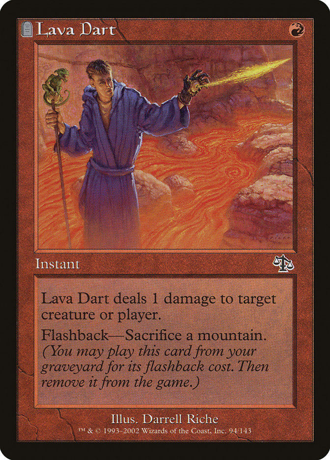 MTG Card Title: Lava Dart JUD/94