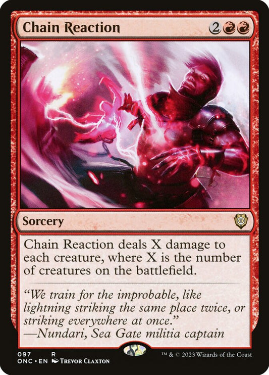 MTG Card Title: Chain Reaction ONC/97