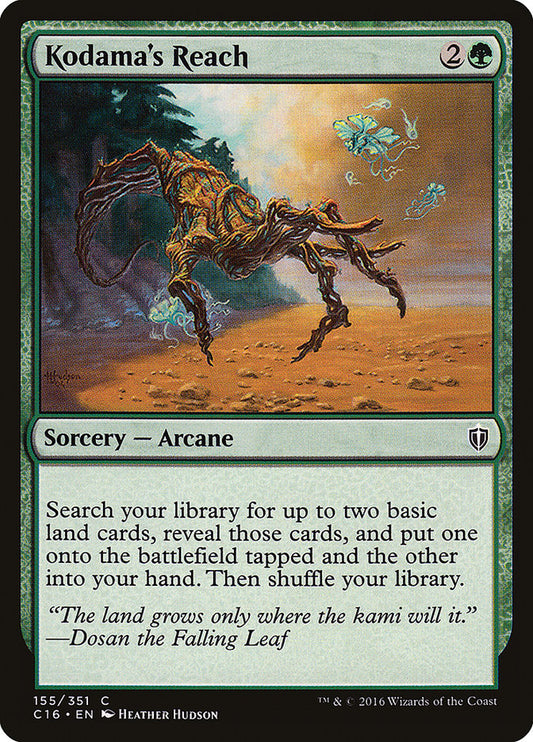MTG Card Title: Kodama's Reach C16/155