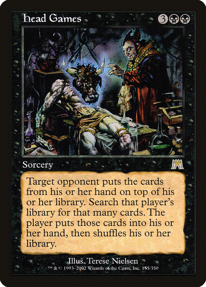 MTG Card Title: Head Games ONS/155