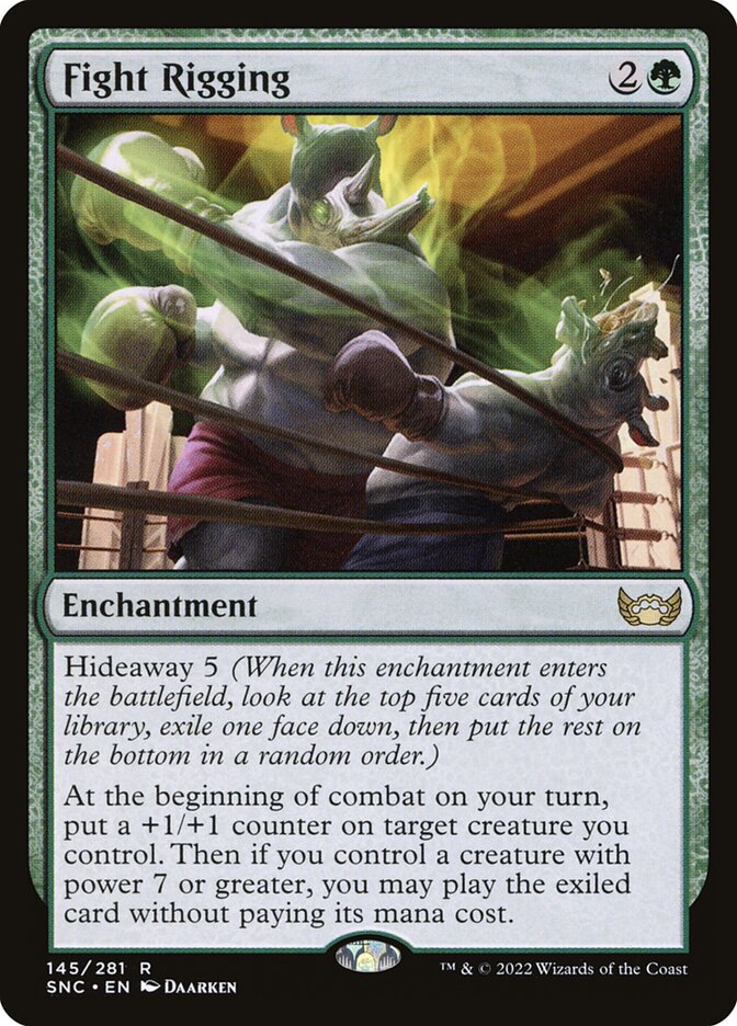 MTG Card Title: Fight Rigging SNC/145