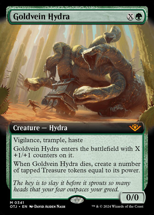 MTG Card Title: Goldvein Hydra OTJ/341