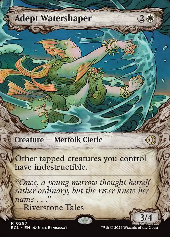 MTG Card Title: Adept Watershaper ECL/297