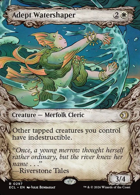 MTG Card Title: Adept Watershaper ECL/297