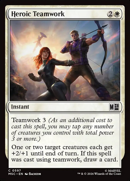MTG Card Title: Heroic Teamwork MSC/597