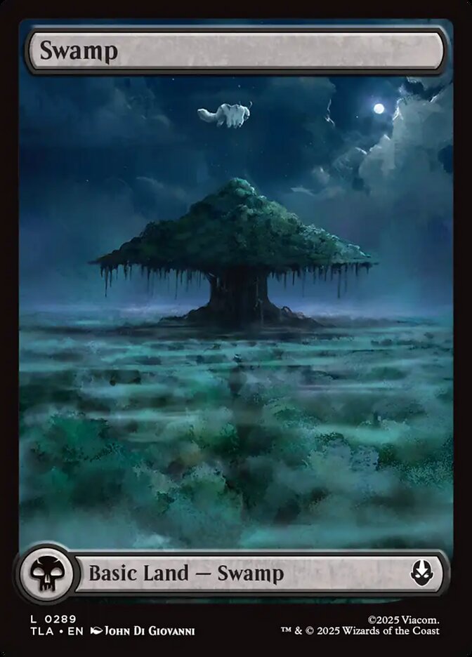 MTG Card Title: Swamp TLA/289