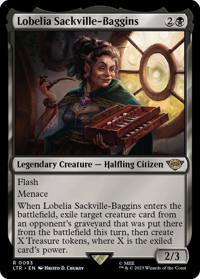 MTG Card Title: Lobelia Sackville-Baggins LTR/93