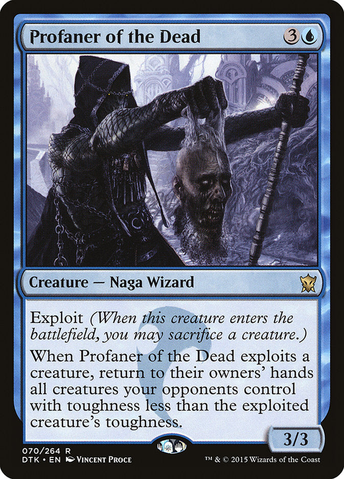 MTG Card Title: Profaner of the Dead DTK/70
