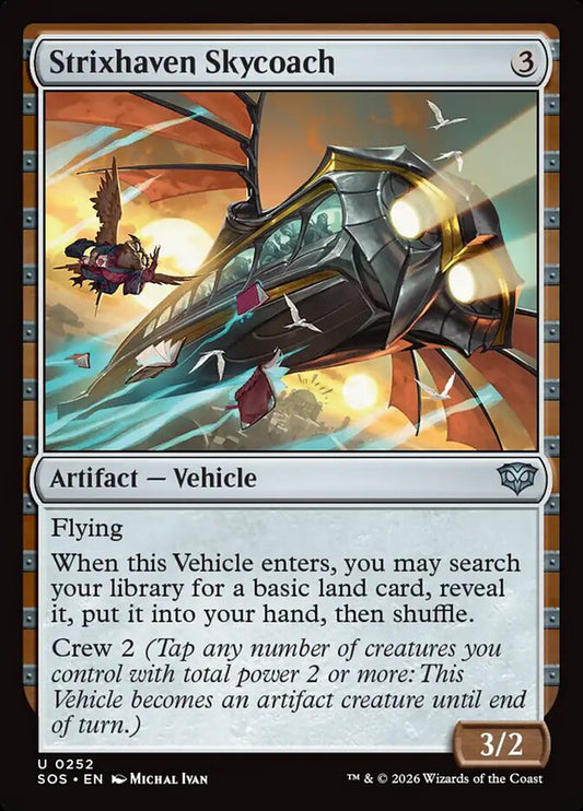 MTG Card Title: Strixhaven Skycoach SOS/252
