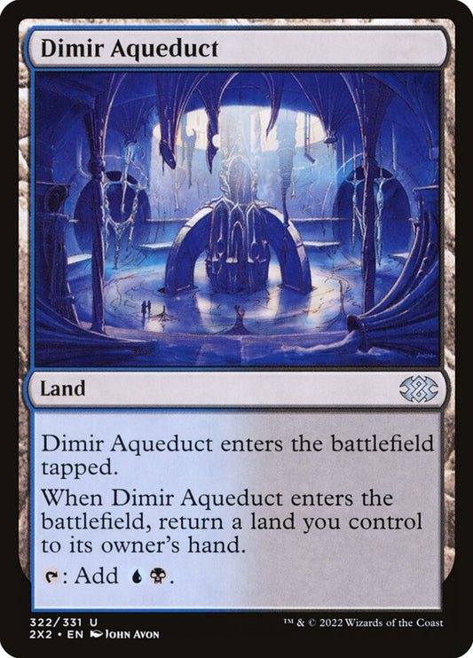 MTG Card Title: Dimir Aqueduct 2X2/322