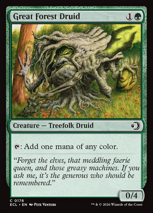 MTG Card Title: Great Forest Druid ECL/178