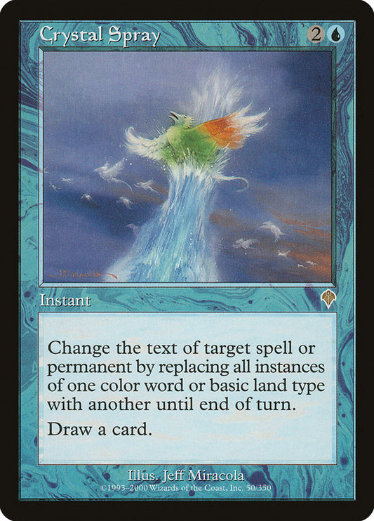 MTG Card Title: Crystal Spray INV/50