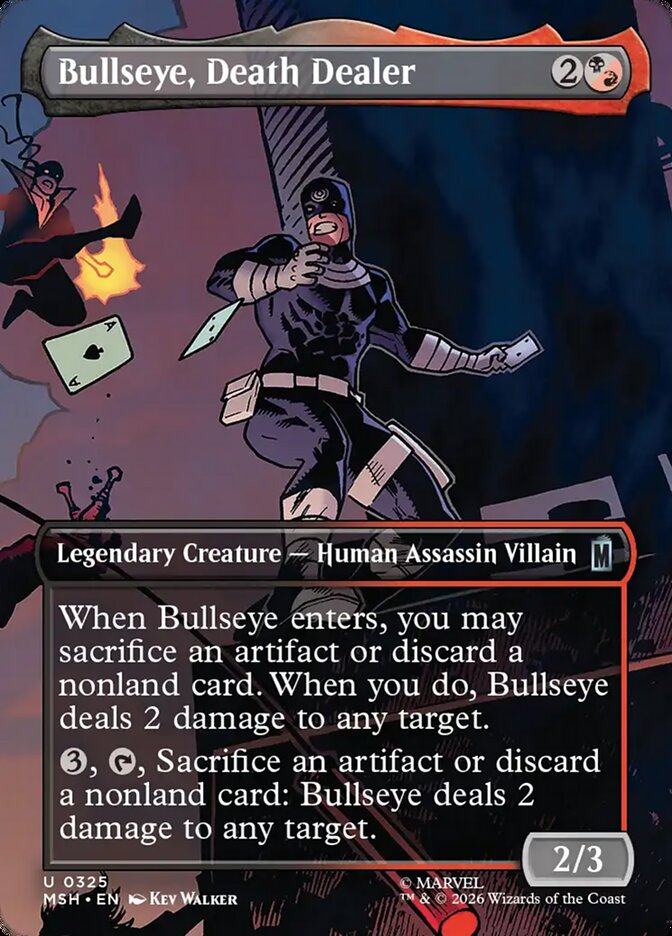 MTG Card Title: Bullseye, Death Dealer MSH/325