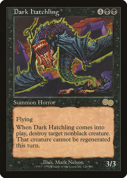 MTG Card Title: Dark Hatchling USG/126