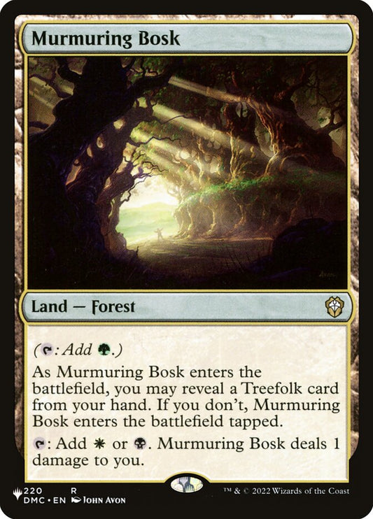 MTG Card Title: Murmuring Bosk PLST/DMC-220