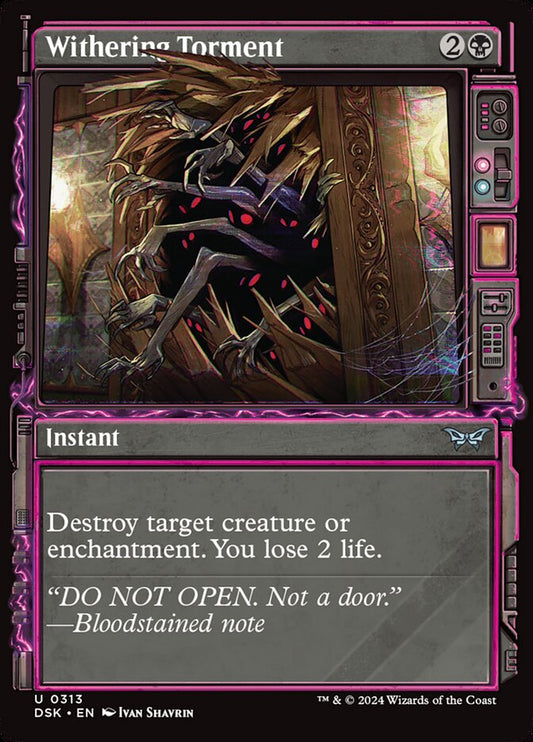 MTG Card Title: Withering Torment DSK/313