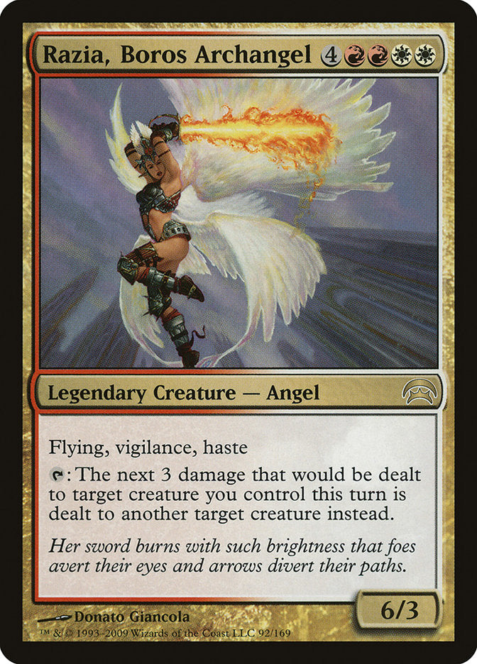 MTG Card Title: Razia, Boros Archangel HOP/92