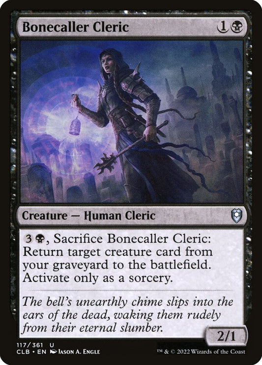 MTG Card Title: Bonecaller Cleric CLB/117