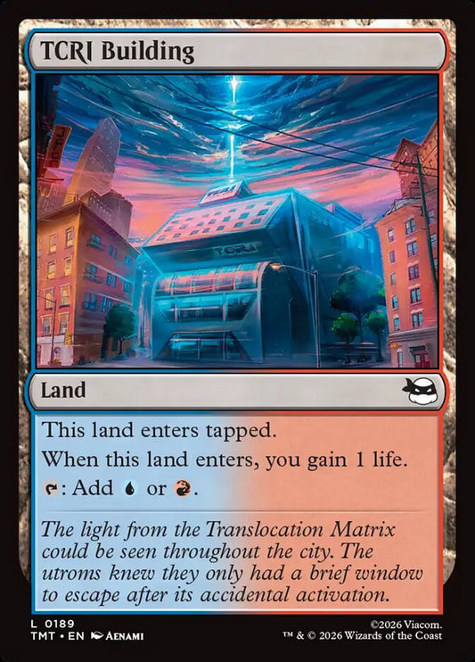 MTG Card Title: TCRI Building TMT/189