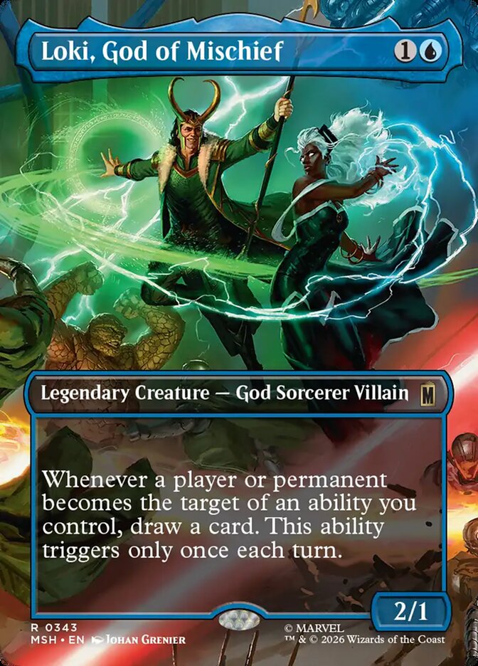 MTG Card Title: Loki, God of Mischief MSH/343