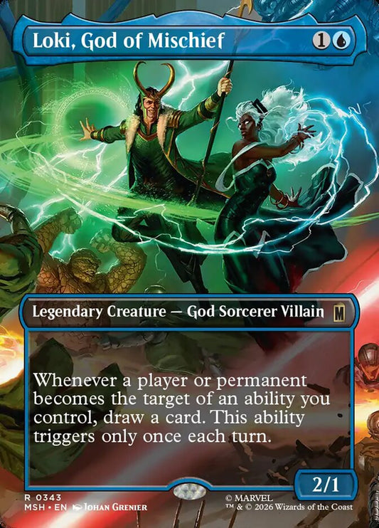 MTG Card Title: Loki, God of Mischief MSH/343