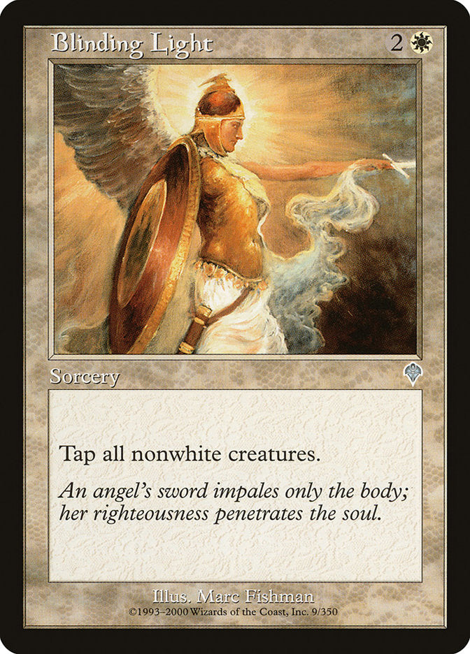 MTG Card Title: Blinding Light INV/9