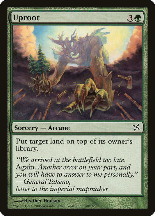 MTG Card Title: Uproot BOK/149
