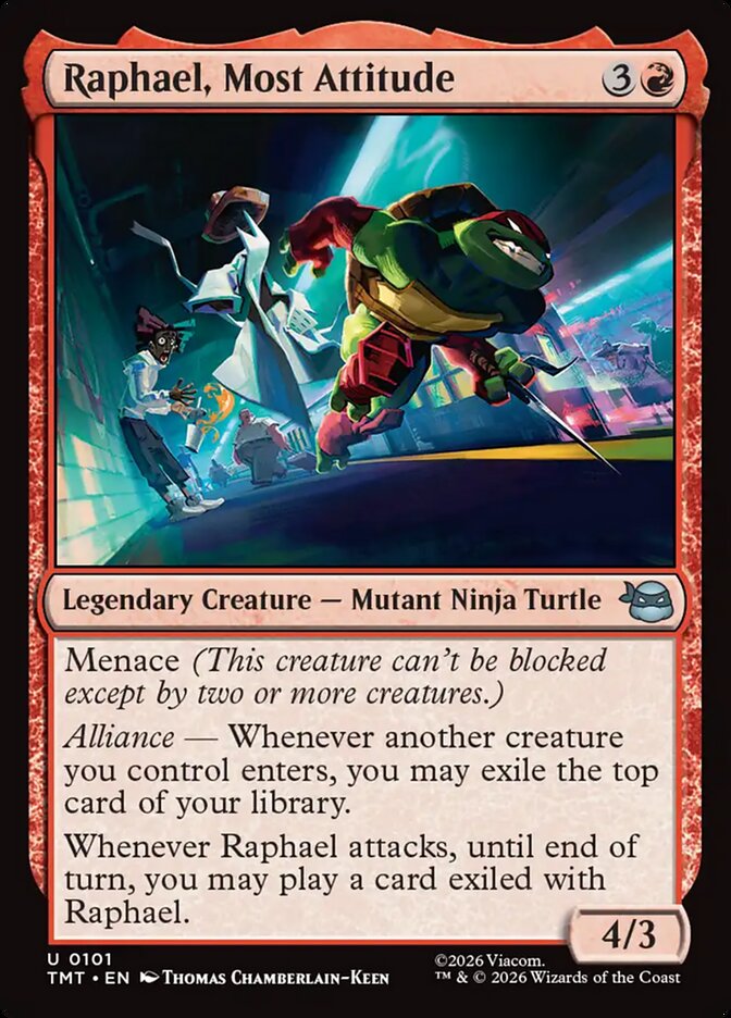 MTG Card Title: Raphael, Most Attitude TMT/101