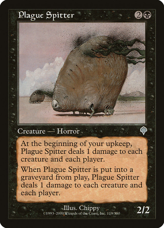MTG Card Title: Plague Spitter INV/119
