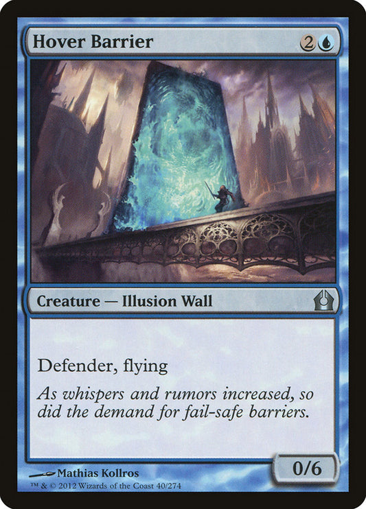 MTG Card Title: Hover Barrier RTR/40