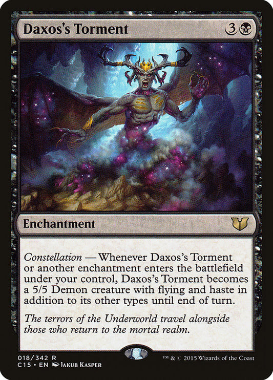 MTG Card Title: Daxos's Torment C15/18