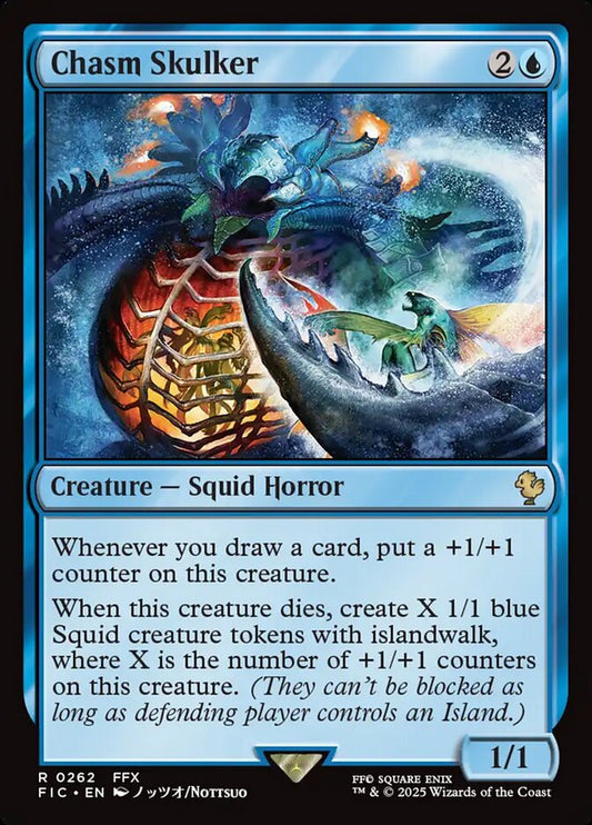 MTG Card Title: Chasm Skulker FIC/262