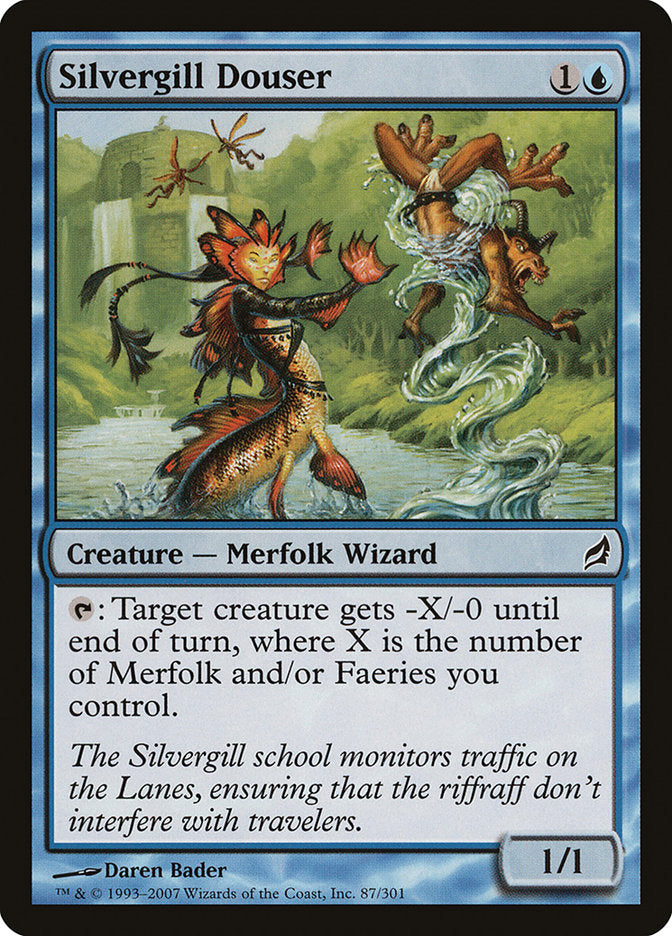 MTG Card Title: Silvergill Douser LRW/87