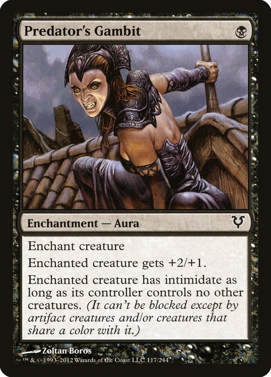 MTG Card Title: Predator's Gambit AVR/117