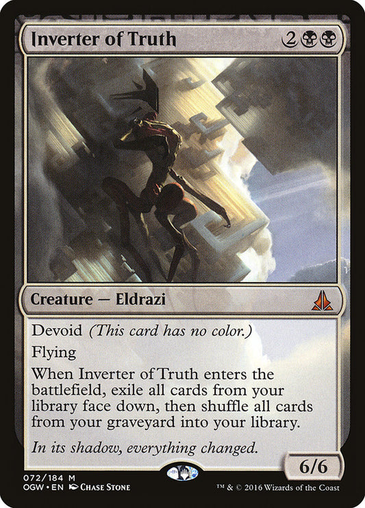 MTG Card Title: Inverter of Truth OGW/72