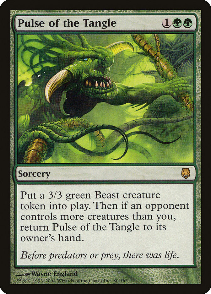 MTG Card Title: Pulse of the Tangle DST/80