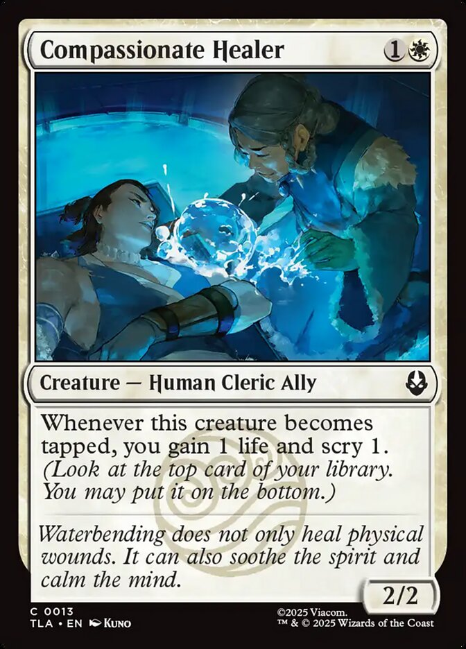 MTG Card Title: Compassionate Healer TLA/13