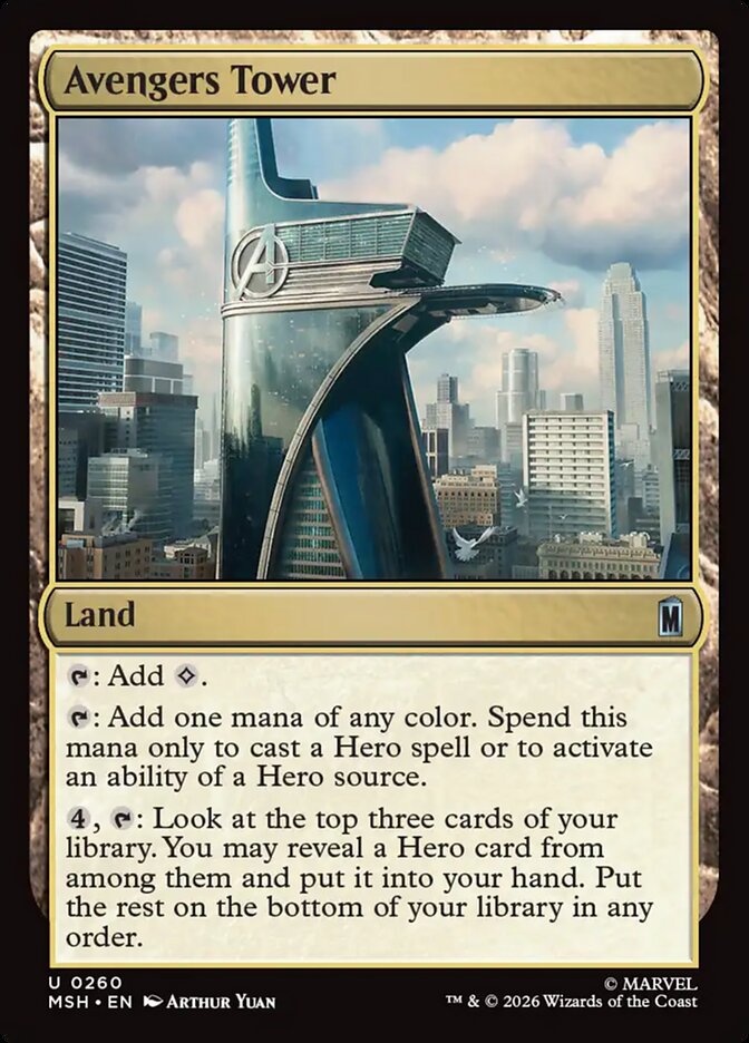 MTG Card Title: Avengers Tower MSH/260