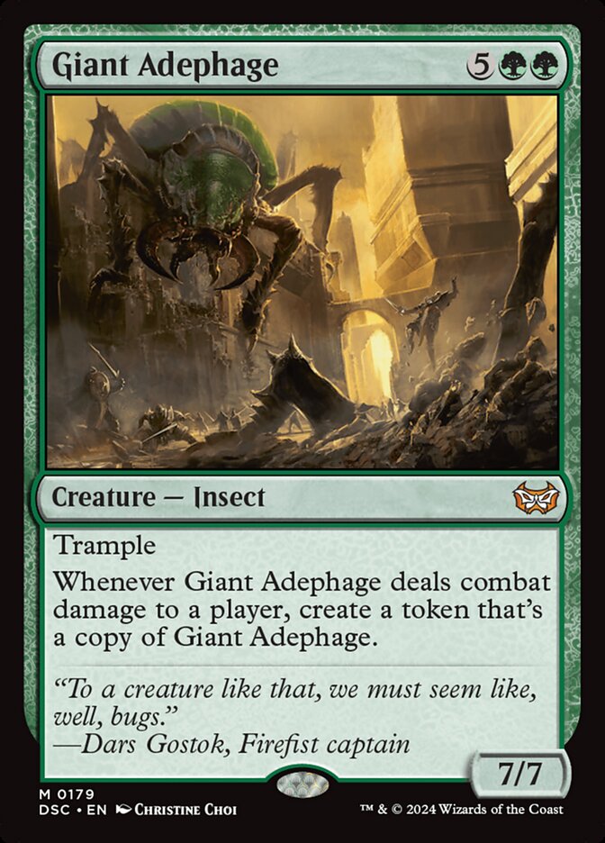 MTG Card Title: Giant Adephage DSC/179
