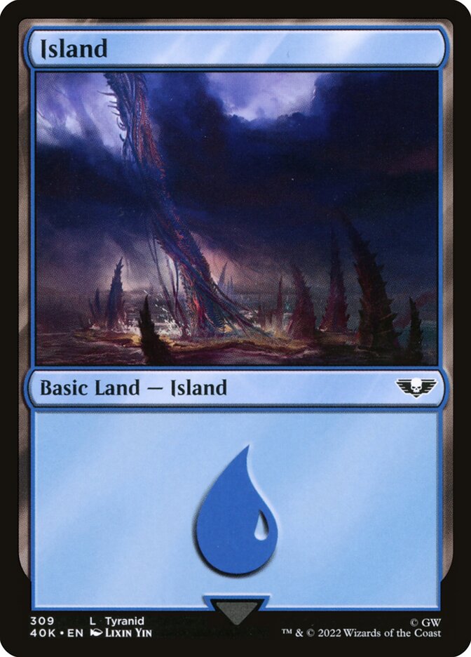 MTG Card Title: Island 40K/309