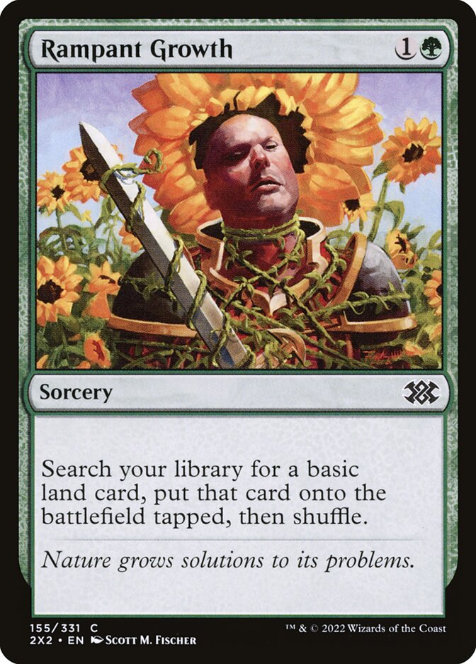 MTG Card Title: Rampant Growth 2X2/155