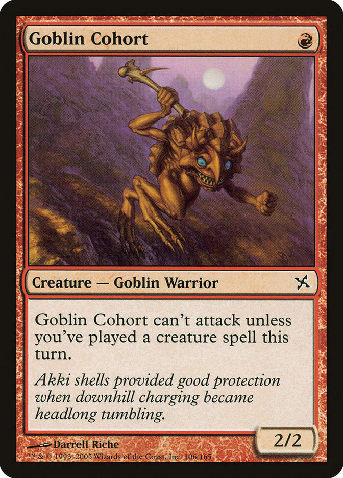MTG Card Title: Goblin Cohort BOK/106