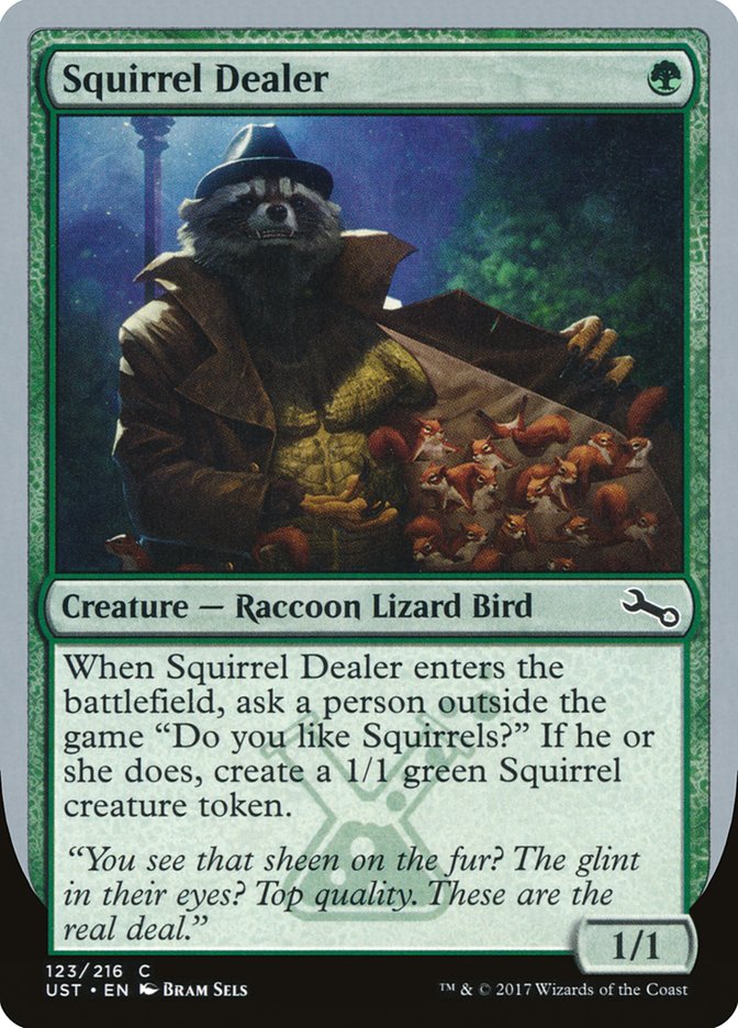MTG Card Title: Squirrel Dealer UST/123