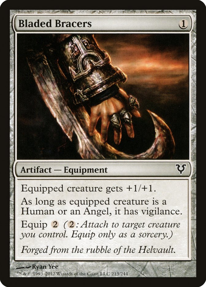 MTG Card Title: Bladed Bracers AVR/213