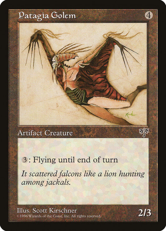 MTG Card Title: Patagia Golem MIR/313